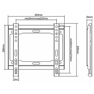 Кронштейн UCH0150 (23-42 inch)