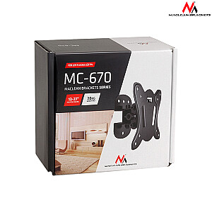 Maclean sienas stiprinājums MC-670 Regulējams sienas stiprinājums LCD televizoram līdz 20kg