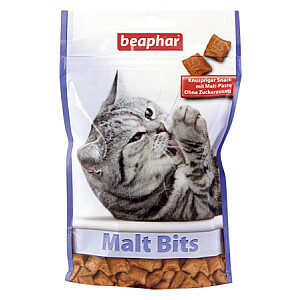 Beaphar Malt Bits - лакомство для кошек от пилобезоаров - 35 г