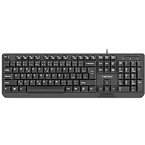 Проводная клавиатура Natec Trout, черная, США (NKL-1151)