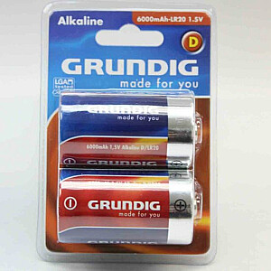 Baterija Grundig Alkaline D R20-2gb