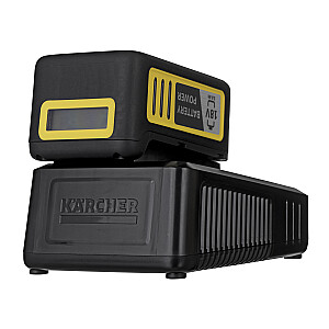 Kärcher Power 18/50 cilindru vakuuma akumulators un lādētājs