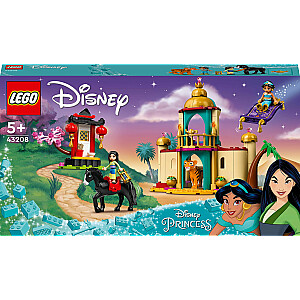 Disneja princeses Jasmīnas un Mulanas Lego piedzīvojumi (43208)