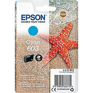 Epson Ink 603 Cyan (C13T03U24010)