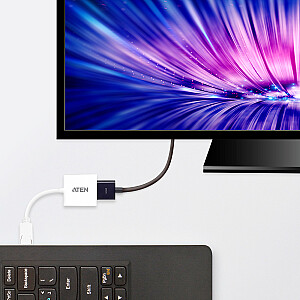 ATEN DisplayPort uz HDMI pārveidotājs, dators: līdz UXGA / HDTV: līdz 1080i, 1080p