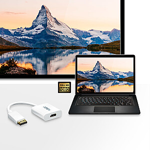 ATEN DisplayPort uz HDMI pārveidotājs, dators: līdz UXGA / HDTV: līdz 1080i, 1080p