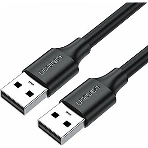 Ugreen USB kabelis USB 2.0 kabelis M-M UGREEN US102 1,5 m (melns)
