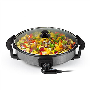 Tristar Multifunctional grill pan PZ-2964 Grill, Diameter 40 cm, 1500 W, Lid included, Fixed handle, Black