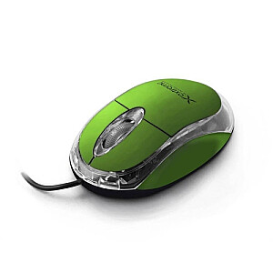 XM102G Green 1000dpi Оптическая компьютерная мышь