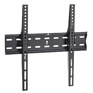 MACLEAN BRACKETS MC-862 oriģināls lieljaudas regulējams vienkāršs televizora stiprinājuma kronšteins 26-55" 40kg Universāls Black max Vesa 400x400