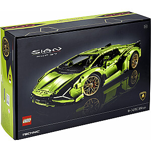 LEGO TECHNIC Lamborghini Sian FKP 37 зеленый