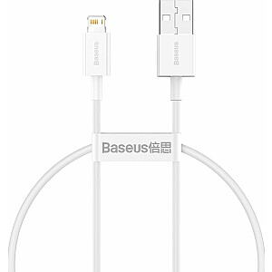 Baseus USB-A USB kabelis, taisns spraudnis - 0,25 m, balts (CALYS-02)