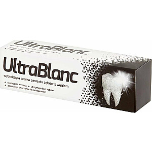 Зубная паста Aflofarm Whitening черная с активированным углем 75мл