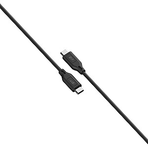 Silicon Power Boost Link PVC LK15CC USB kabelis 1 m USB-C līdz USB-C Black