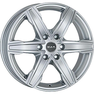 Alumīnija diski 6130+5084180080 Disks MAK King6 Silver