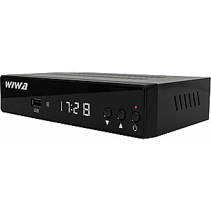 Wiwa TV uztvērējs DVB-T2 uztvērējs ar internetu WIWA H.265 MAXX