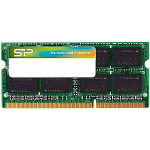 Atmiņa klēpjdatoram Silicon Power DDR3L, SODIMM, 4GB, 1600MHz, CL11, 1,35V (SP004GLSTU160N02)