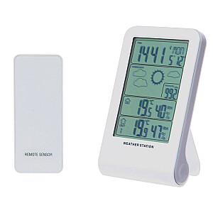 Термометр с барометром Tarmo беспроводной белый 295052
