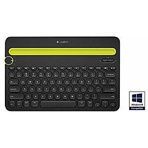 Клавиатура Logitech Multi-Device Keyboard K480 Wireless Black and Gold DE (920-006350)