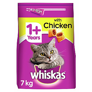 Whiskas Adult ar vistu un dārzeņiem - 7kg