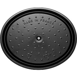 ЧУГУННАЯ ОВАЛЬНАЯ КАстрЮЛЯ STAUB 4,2 Л ЧЕРНАЯ