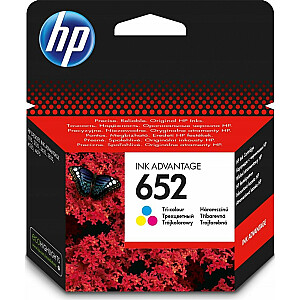 HP 652 krāsu tinte (F6V24AE)