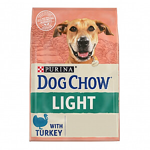 Purina DOG CHOW LIGHT 14 kg Pieaugušais tītars