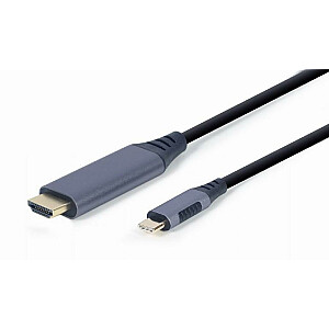 КАБЕЛЬ USB-C НА HDMI 1.8M/CC-USB3C-HDMI-01-6 GEMBIRD