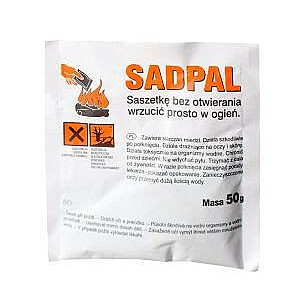Kvēpu dedzināšanas katalizators SADPAL 50g paciņa