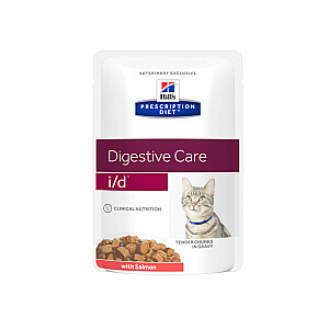 HILL'S Prescription Diet Digestive Care i/d Feline ar lasi - mitrā kaķu barība - 85g