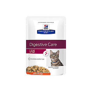 HILL "S Prescription Diet Digestive Care i / d Feline ar vistu - mitrā barība kaķiem - 85 g