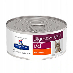 HILL'S Prescription Diet Digestive Care i/d Feline ar vistu — mitrā kaķu barība — 156 g