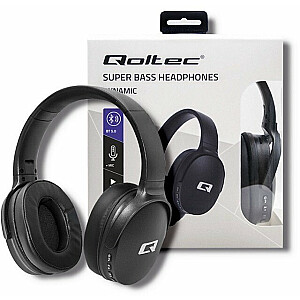 QOLTEC Headphones wireless Black