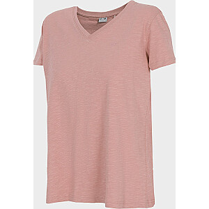 4f Sieviešu T-krekls H4L22-TSD352 Gaiši rozā r.S