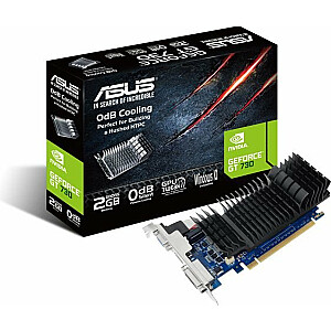 Asus GeForce GT 730 2 GB GDDR5 grafiskā karte (GT730-SL-2GD5-BRK)