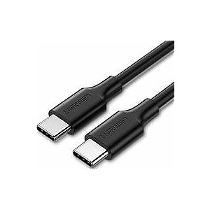Ugreen USB kabelis Taisns USB-C uz USB-C 1,5 m melns (50998)