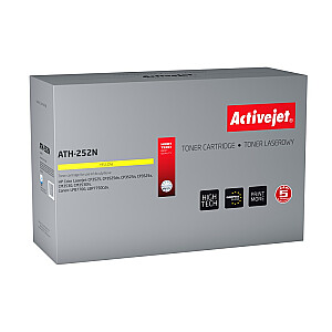 Activejet ATH-252N toneris HP printerim; HP 504A CE252A, Canon CRG-723Y nomaiņa; Augstākā; 7000 lappušu; dzeltens