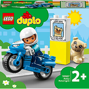 Полицейский велосипед Lego duplo (10967)
