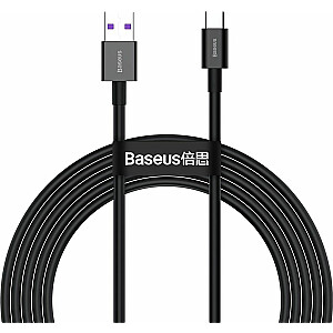 Кабель USB Baseus USB-A - USB-C 2 м Черный (CATYS-A01)