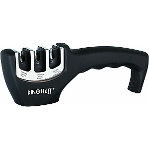KingHoff Трехступенчатая точилка для ножей KINGHOFF Knife KH-1116