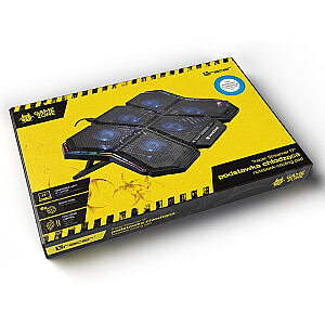 Охлаждающая подставка для ноутбука Tracer TRASTA46889 GAMEZONE Streamer 420x300x25 мм (17"), 1000 об/мин