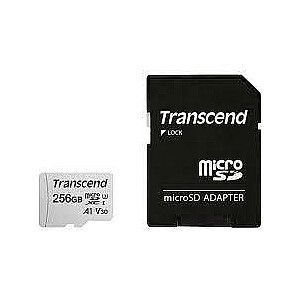 TRANSCEND 256 ГБ microSD с адаптером UHS-I