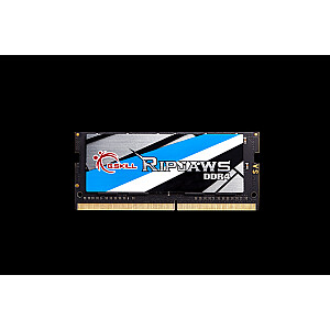 Atmiņa klēpjdatoram G.Skill Ripjaws DDR4 SODIMM 8GB 2400MHz CL16 (F4-2400C16S-8GRS)