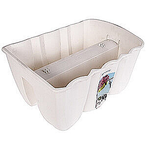 Balkona kaste Crown 20.1x39.3x27.8cm balta DCRO400_BIALY