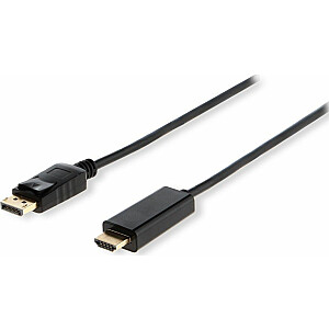 Elmak DisplayPort - HDMI 1,5 m melns kabelis (SAVIO CL-56)