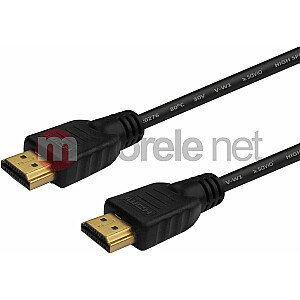 Elmak HDMI - HDMI kabelis 2m melns (CL05)