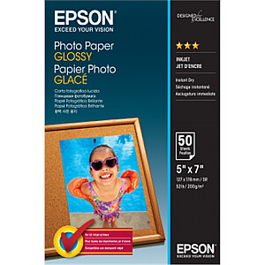 EPSON Photo Paper Glossy 13x18см, 50 листов