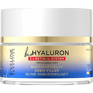 Eveline bioHYALURON 3xRetinol System 60+ Multi-Nutritional Recovery Cream 50 ml (5903416026075)