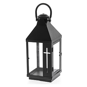 Laterna Polar Lantern ar krustu, melna 28cm 247536