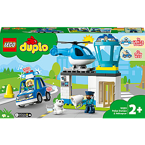 10959 LEGO Duplo City policijas iecirknis un helikopters